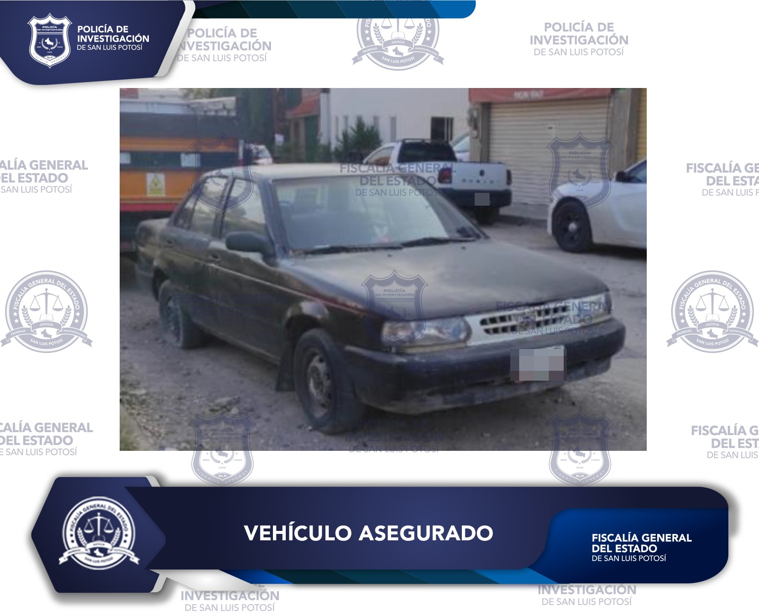 Recuperan auto robado en la capital de SLP